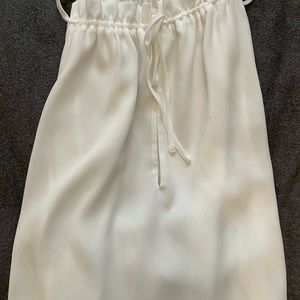 H&M FLOWY HIGH NECK BLOUSE - SIZE LARGE